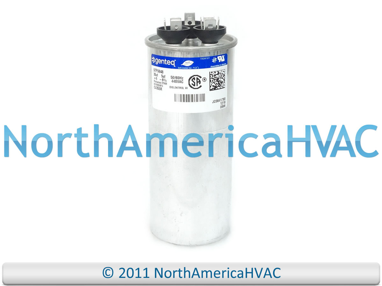 Capcom Run Capacitor 35/5 uf MFD 440 Volt Fits Lennox